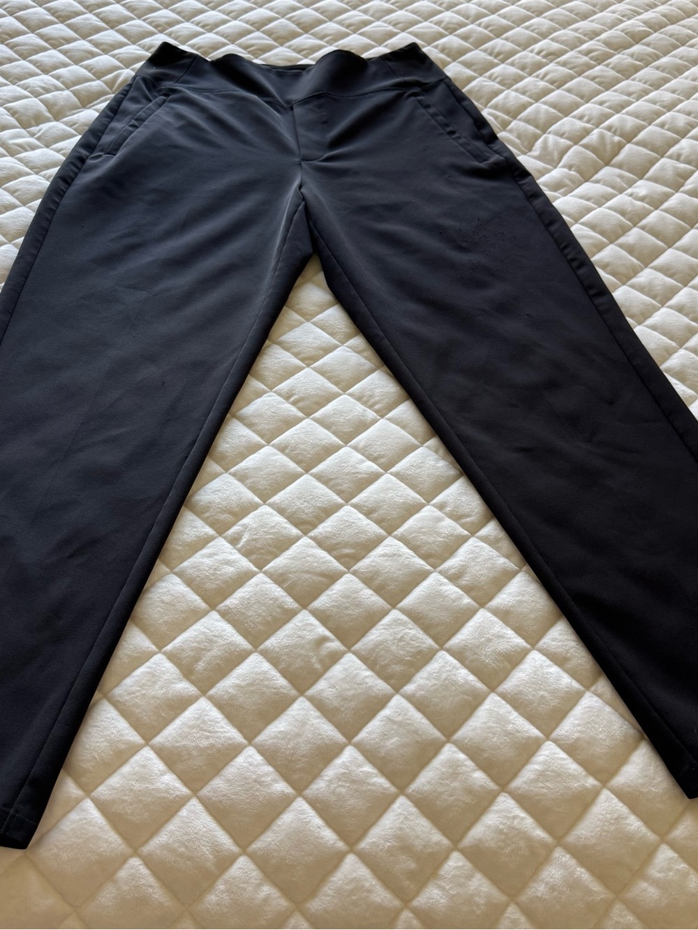 Athleta Black Endless High Rise Pants Straight Leg Size 8 Style 533636 - Picture 2 of 10